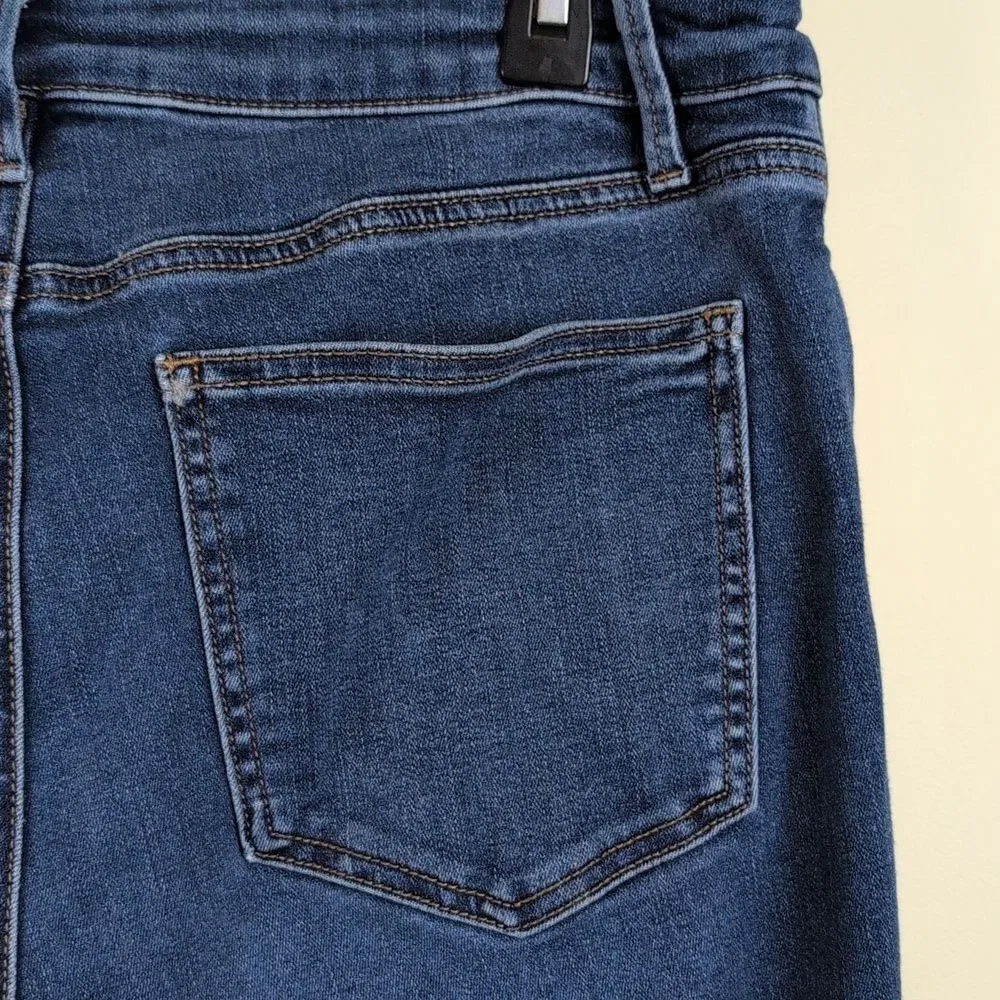 Classic Ann Taylor The Skinny Curvy Fit Blue Women's Jeans Size 12